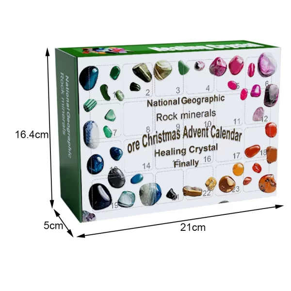 Christmas Advent Calendar Ore Gemstone Collection Count Down to 24 Days Xmas Countdown Calendars Surprise Gifts for Girls Boys - Image 6