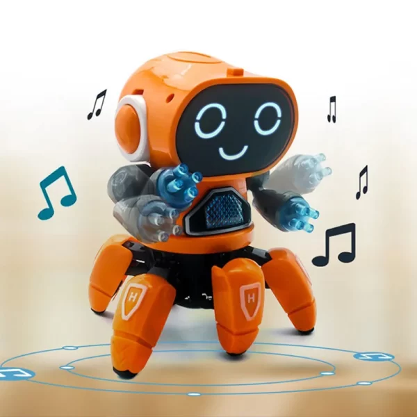 Intelligent Electric Dancing Robot Toys for Kids with LED Flashing Lights and Music Walking Robot Toys for Boys Girls Xmas Gifts - Image 6