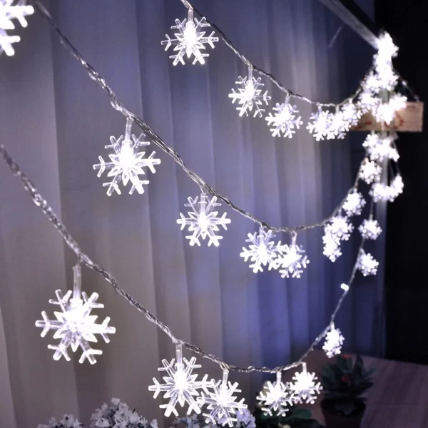 Snowflake Tree LED Light Christmas Decoration 2024 Home Hanging Garland Christmas Tree Decor Ornament Navidad Xmas Gift New Year - Image 5