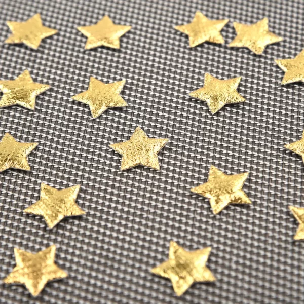 100pc Gold Silver Cloth Christmas Five-pointed Star Confetti Home Decoration Christmas Tree Ornaments - Image 6