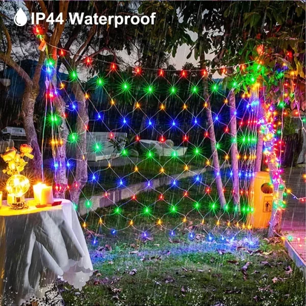 3M/6M/12M/18M LED String Christmas Net Mesh Lights Fairy Curtain Garland Outdoor Waterproof For Party Garden Wedding Decoration - Image 4