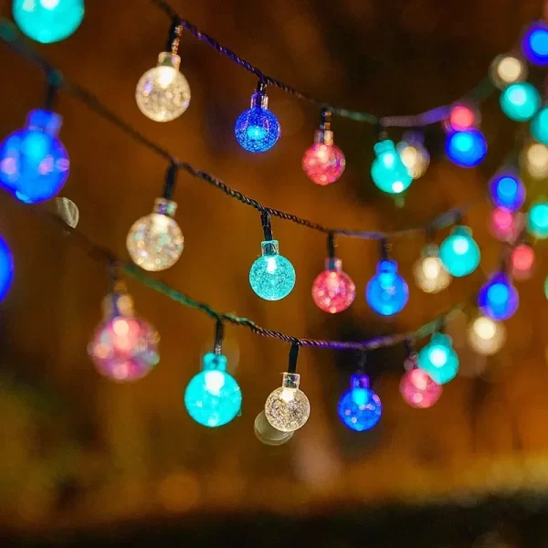 100 LED Solar Light Outdoor IP65 Waterproof String Fairy Lamps Solar Garden Garlands Christmas Decoration 12M - Image 6