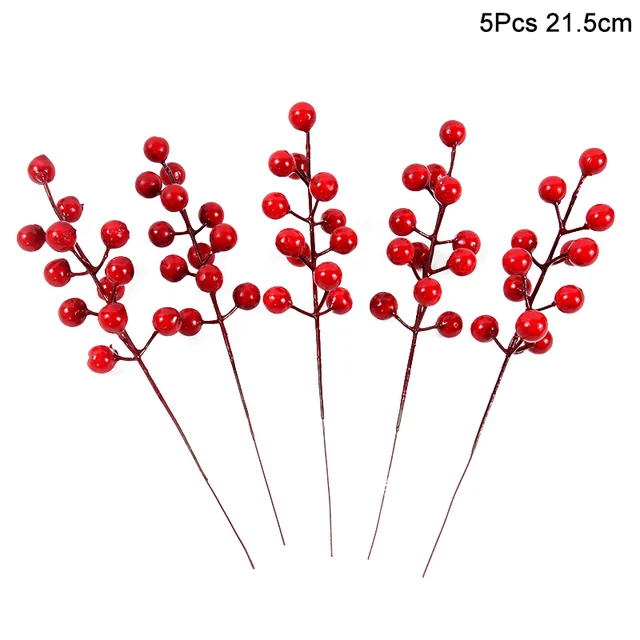 5pcs red berry-200003699