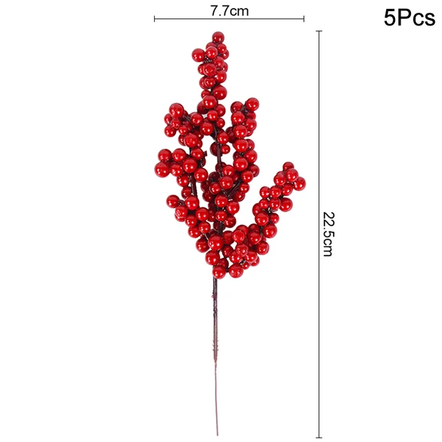 5pcs red berry-200000195