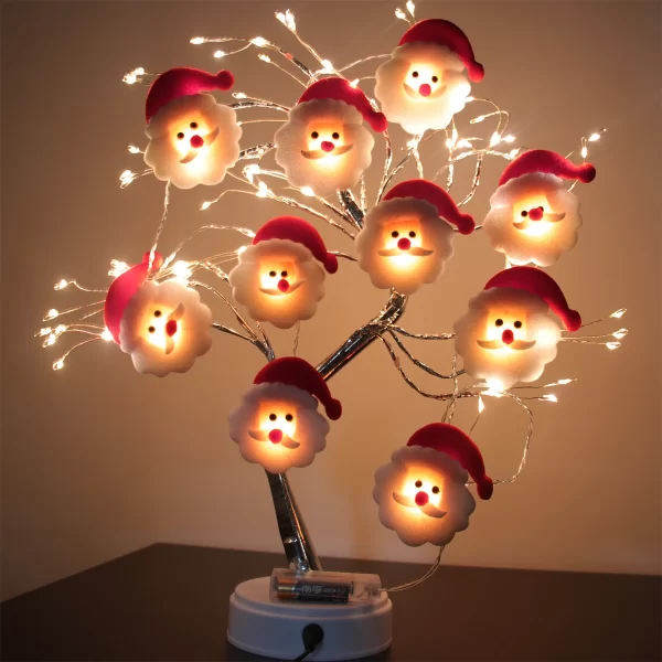 Snowman Christmas LED Garland String Light Merry Christmas Decorations For Home 2024 Xmas Tree Ornament Navidad New Year Gifts - Image 5