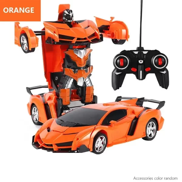 RC Car Transformation Robots Sports Vehicle Model Drift Car Toys Cool Deformation Car Christmas Birthday Gifts for Boys Girls - Image 2