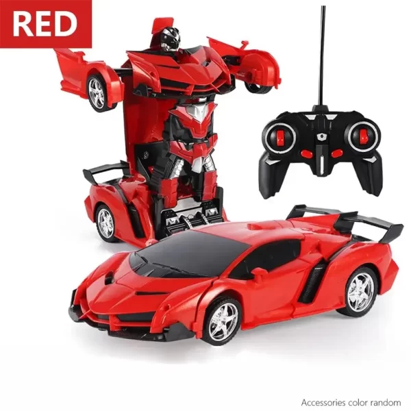 RC Car Transformation Robots Sports Vehicle Model Drift Car Toys Cool Deformation Car Christmas Birthday Gifts for Boys Girls - Image 3