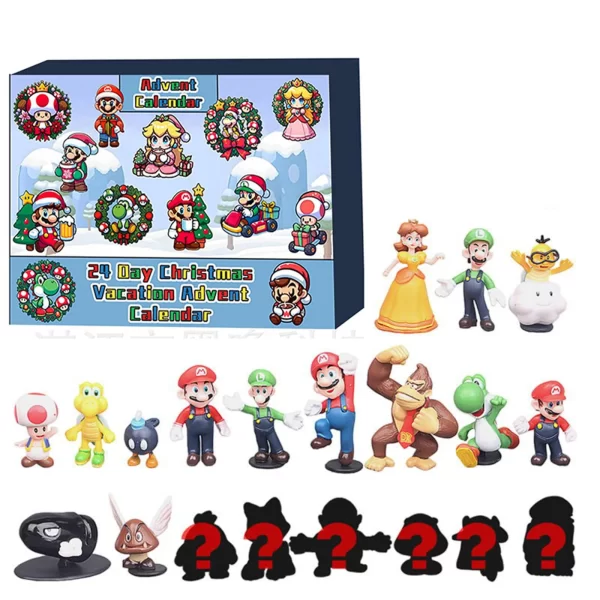 Halloween/Christmas Advent Calendar Contains 24 Gifts, Halloween/Christmas Cute Figures Doll Advent Calendar regalos cumpleaños