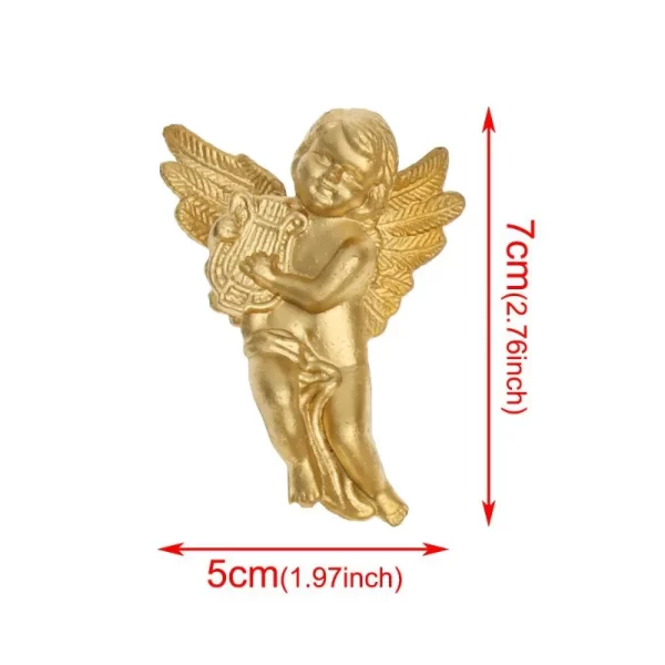 6PCS Gold Angel Pendant Christmas Decorations for Home 2022 Christmas Decoration Christmas Tree Decor Hanging Ornaments New Year - Image 6