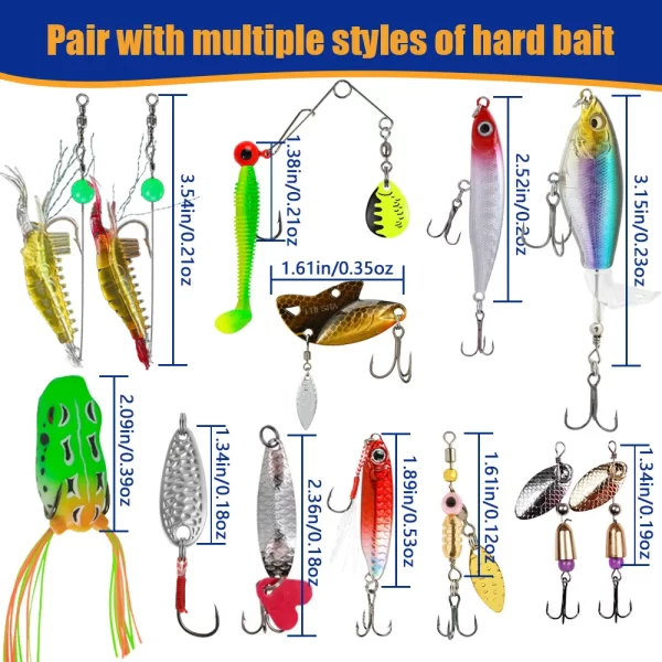 Advent Calendar Fishing Tackle Set 24X Christmas Countdown Calendar With Fishing Lures Set Christmas Fishing Countdown Calendar - Image 6