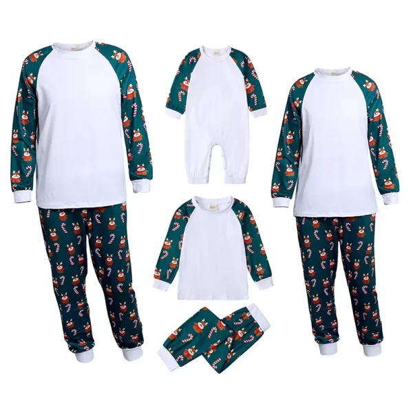 2024 New DIY Add Own Personalized Father Mother Children&Baby Sleepwear Christmas Pajamas Clothes Family Matching Outfits Custom - Image 5