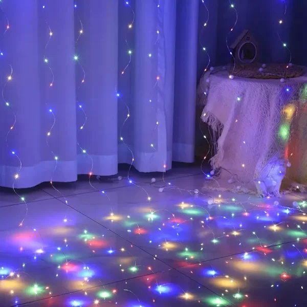 1pc USB 3x3/3*2/3*1 LED Curtain Bedroom Lights Christmas Garland Fairy Light Festoon Wedding Home Bedroom Decoration Lighting - Image 4