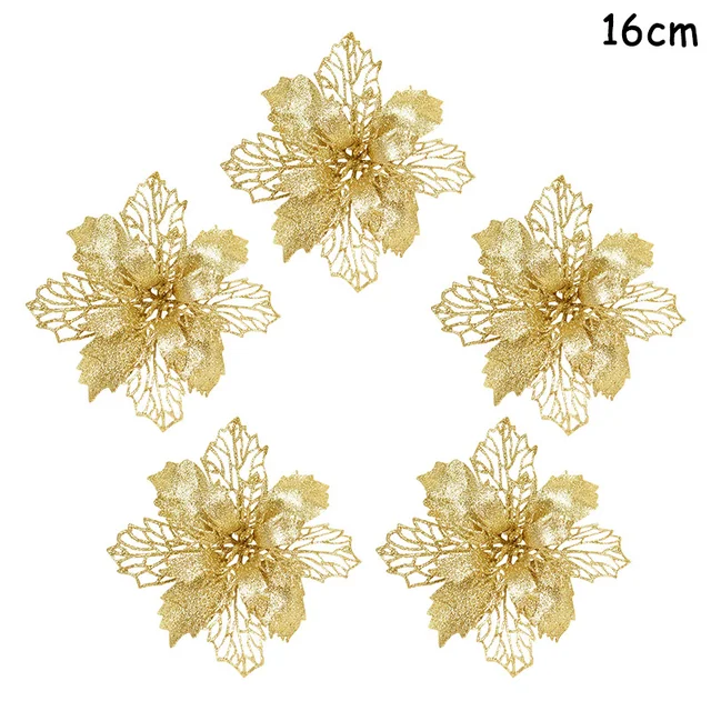 5pcs gold flower-10